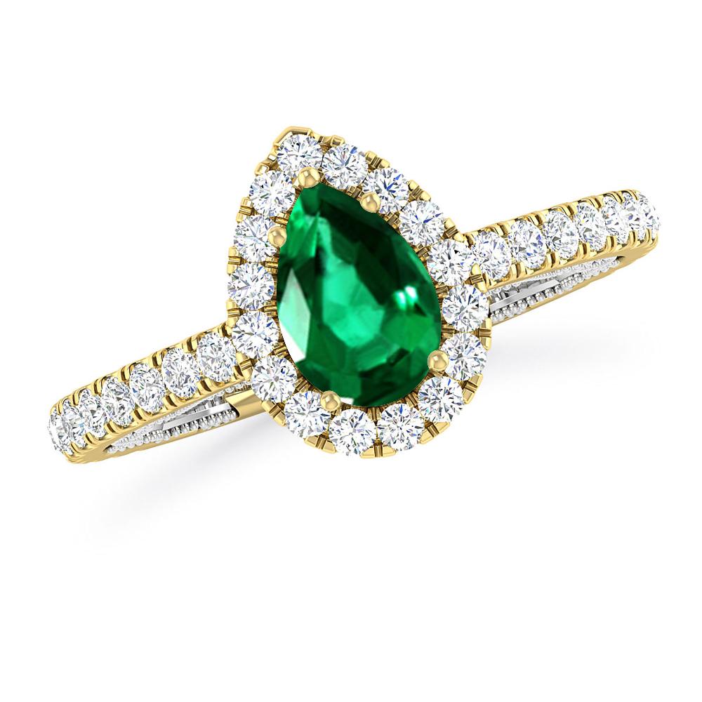 Yellow Gold - Emerald