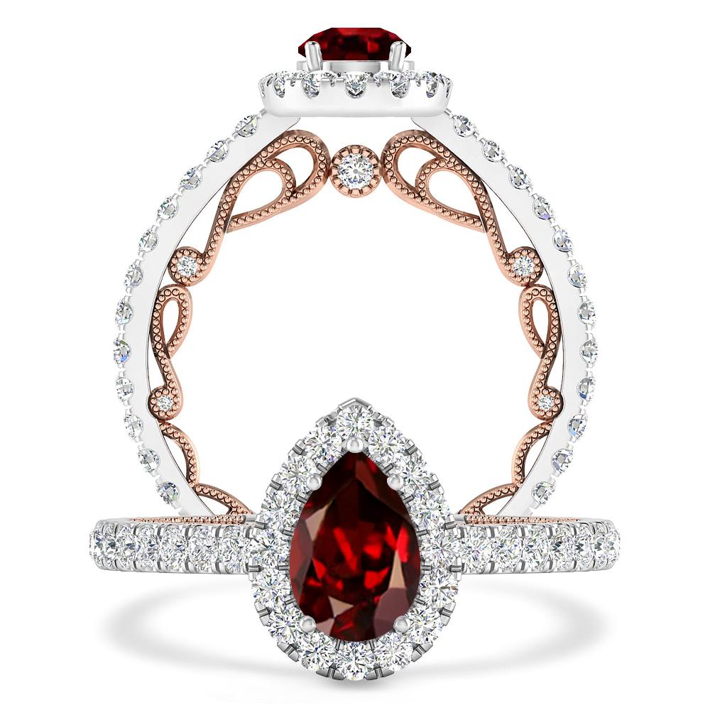 White Gold - Garnet