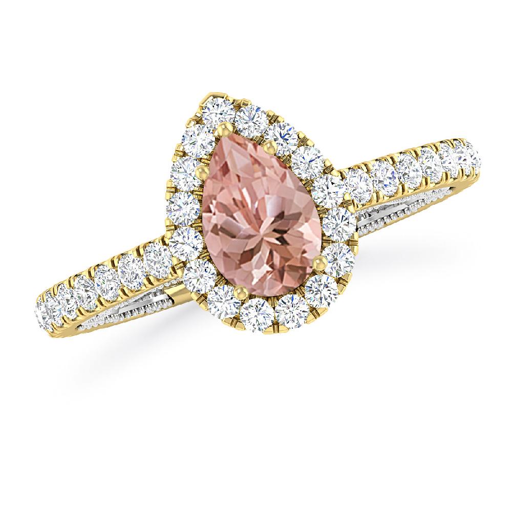 Yellow Gold - Morganite