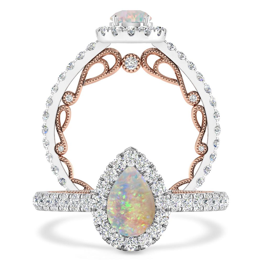 White Gold - Opal