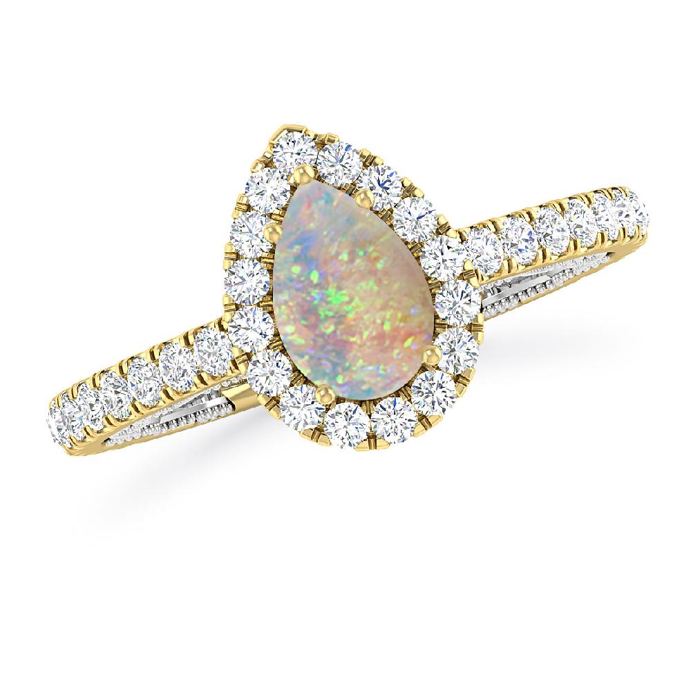 Yellow Gold - Opal