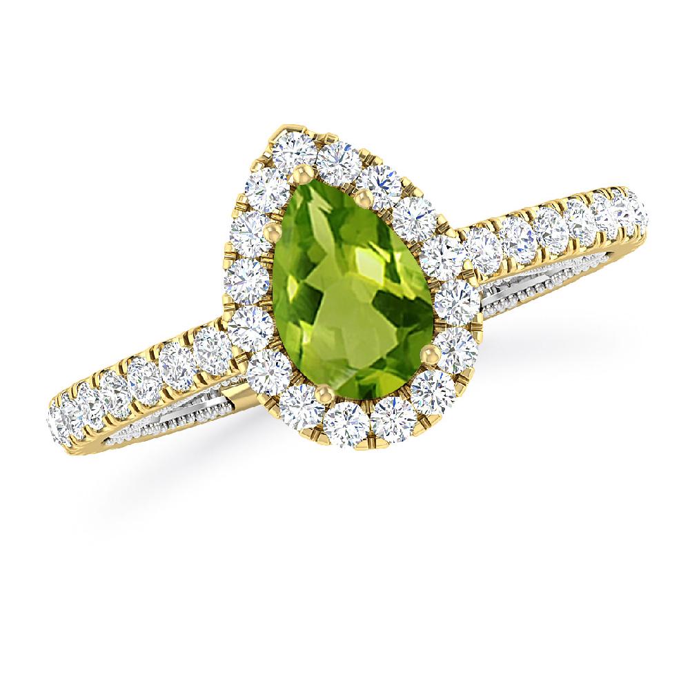 Yellow Gold - Peridot