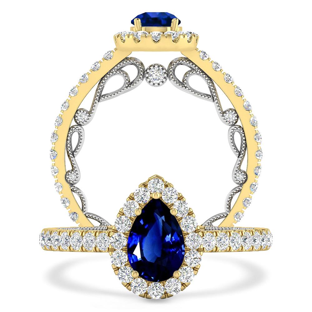 Yellow Gold - Sapphire