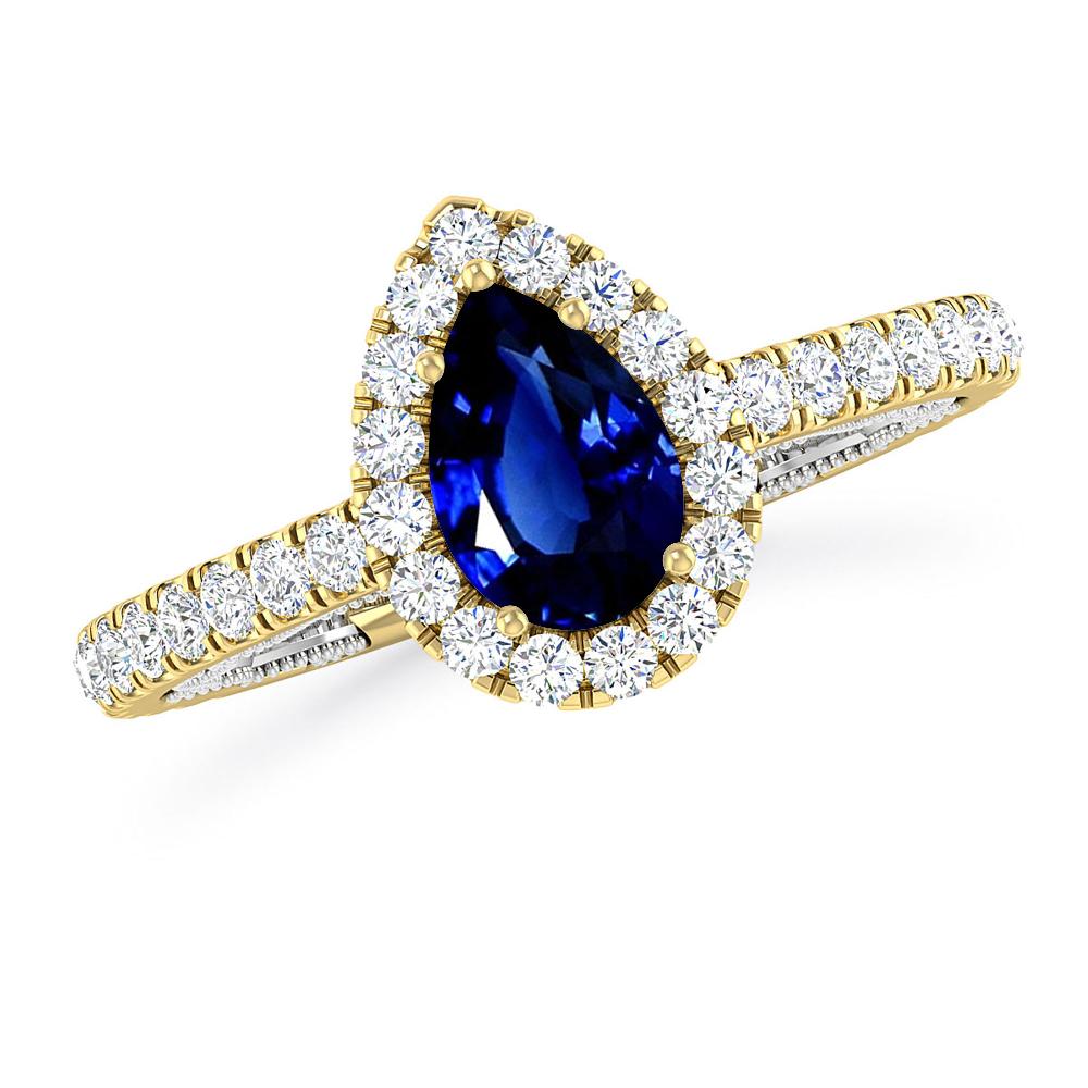 Yellow Gold - Sapphire