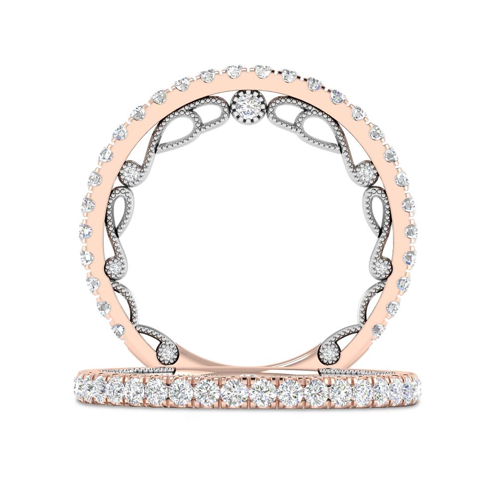 Rose Gold/White Gold - Round