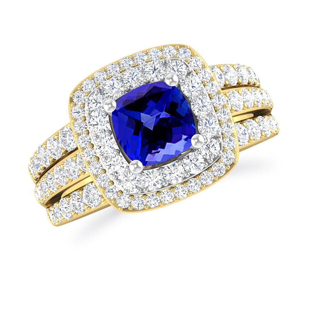 Yellow Gold - Tanzanite