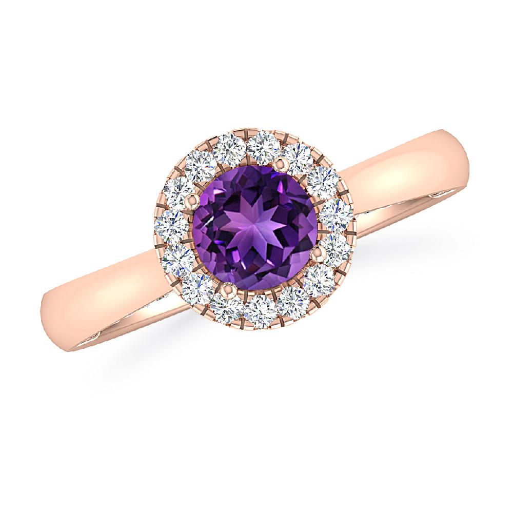 Rose Gold - Amethyst