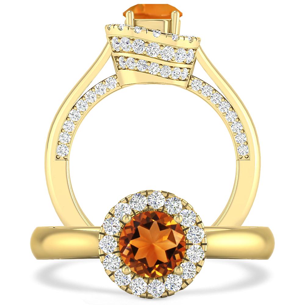 Yellow Gold - Citrine