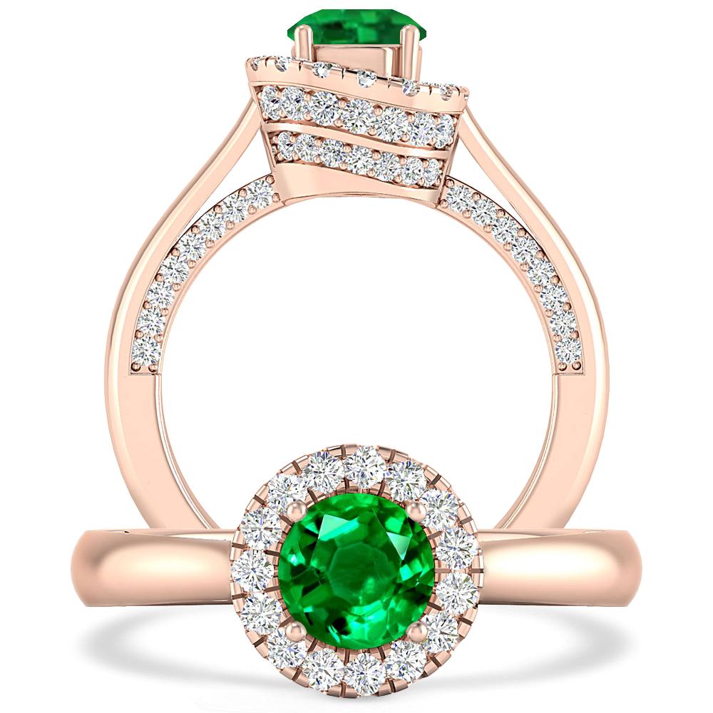 Rose Gold - Emerald