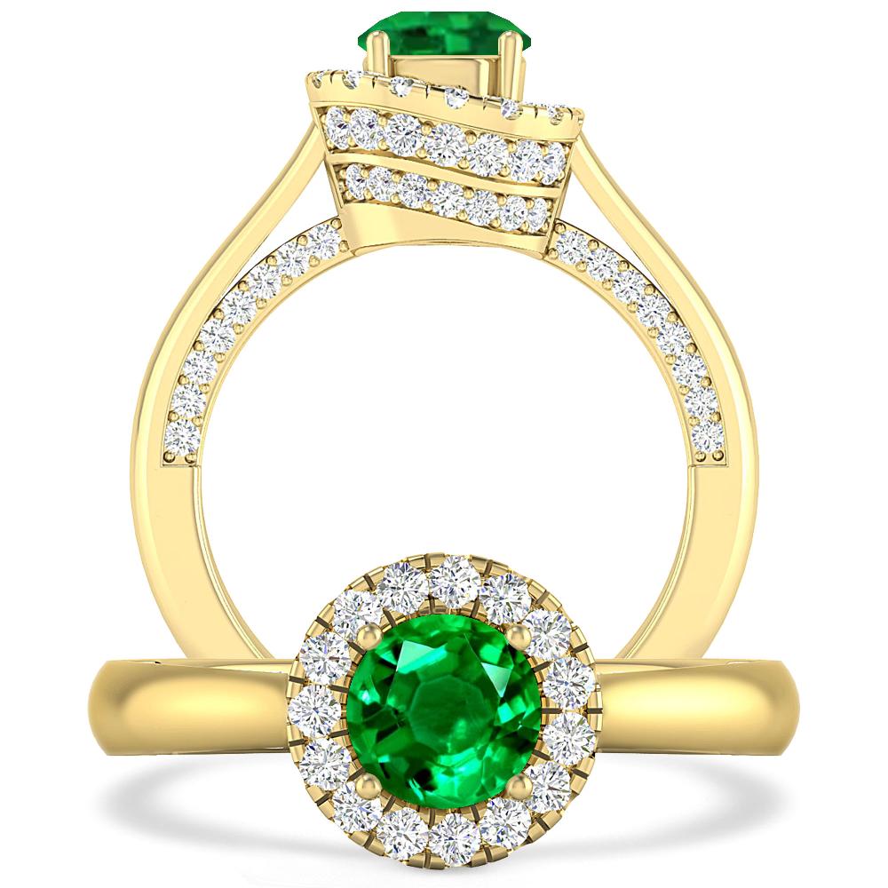 Yellow Gold - Emerald