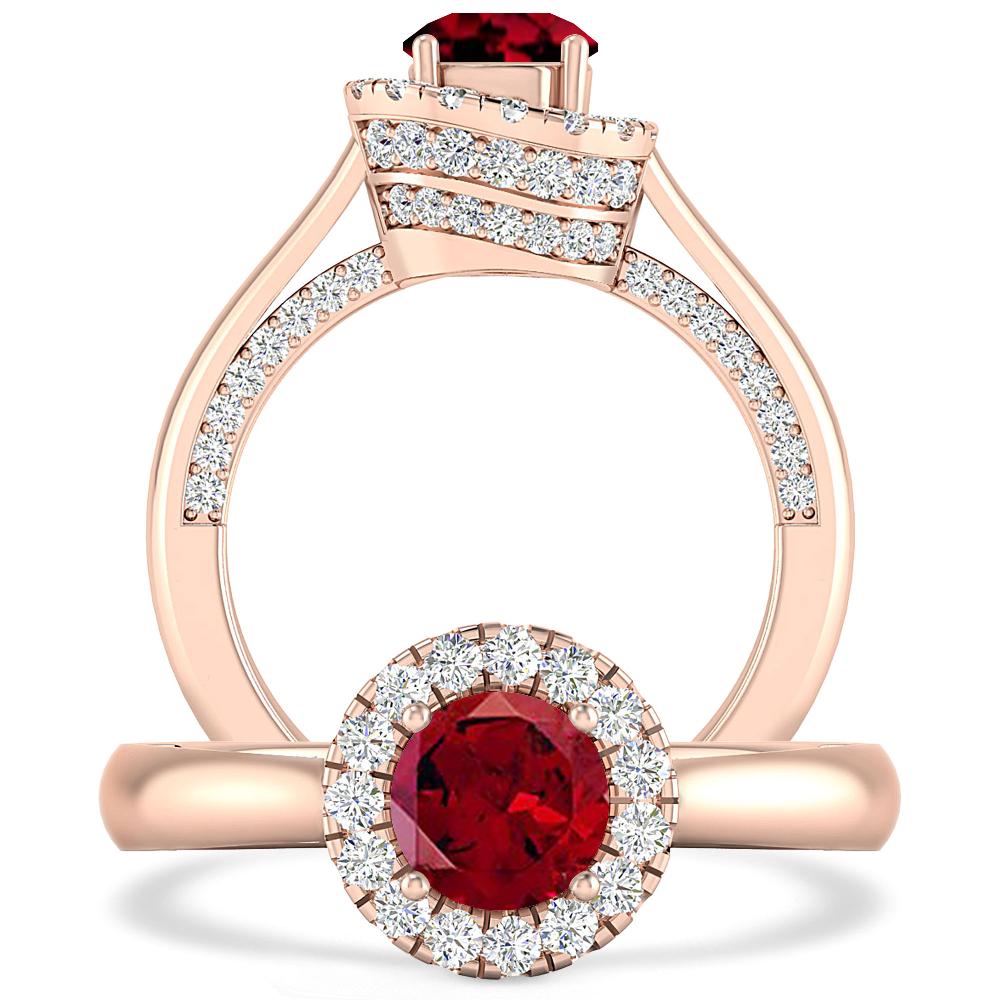 Rose Gold - Garnet