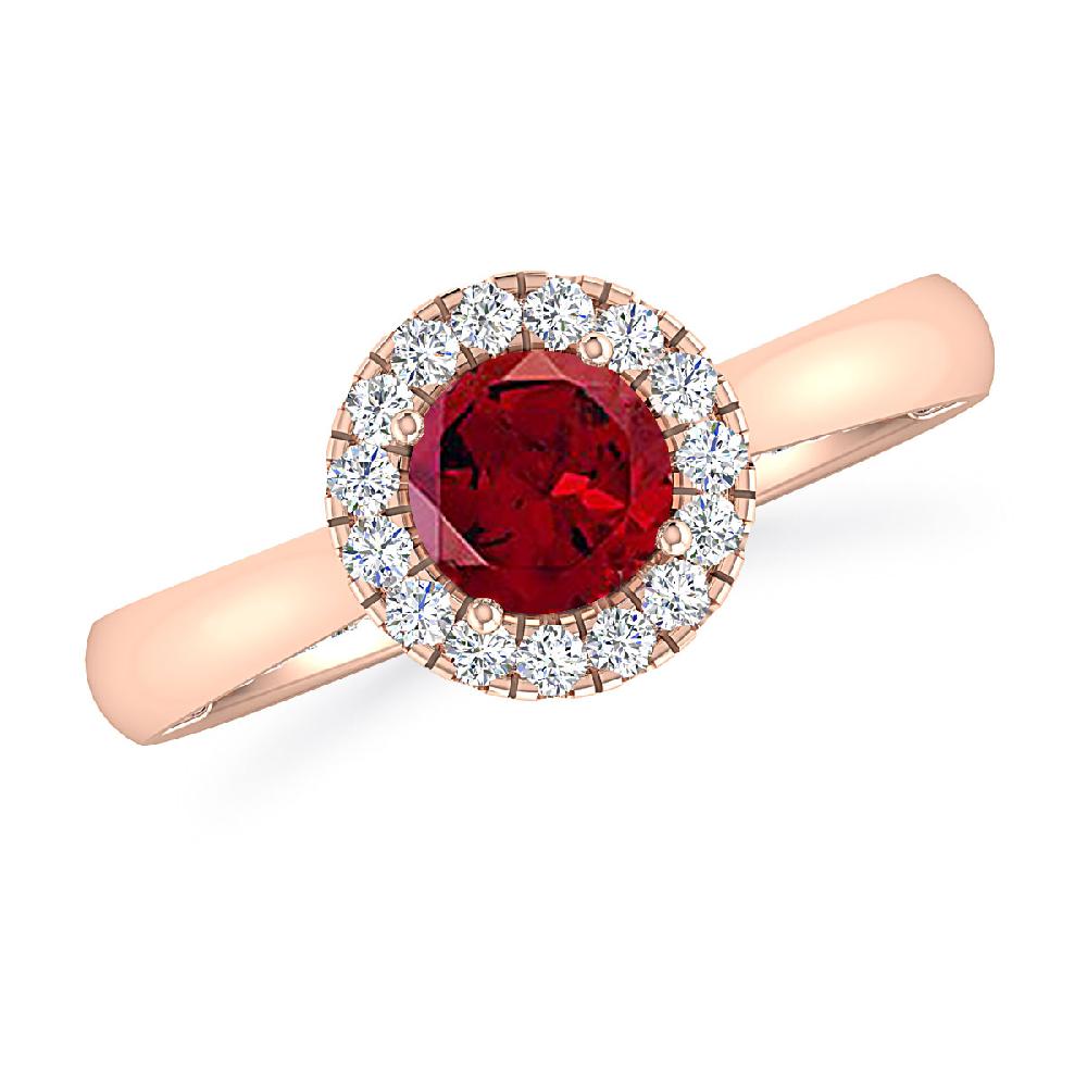 Rose Gold - Garnet