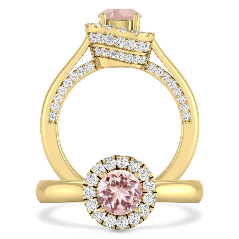 Yellow Gold - Morganite