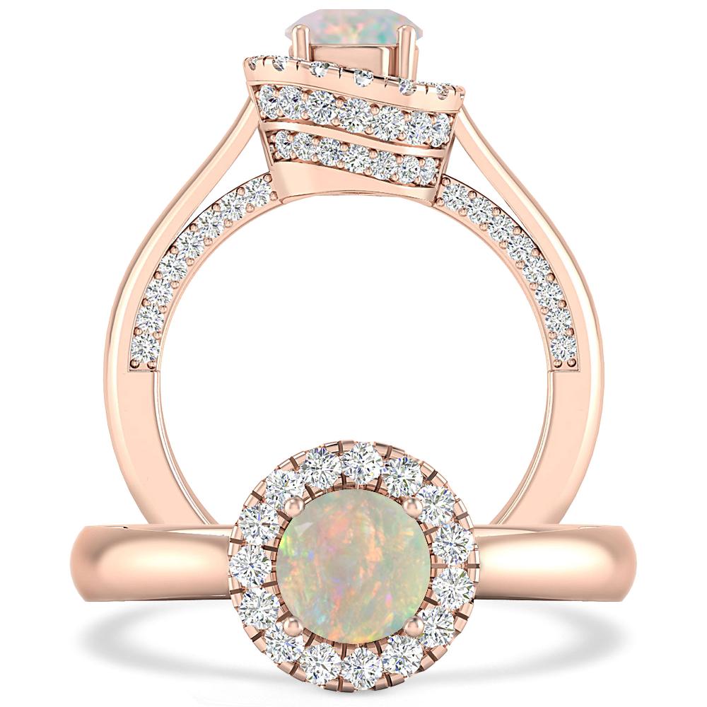 Rose Gold - Opal