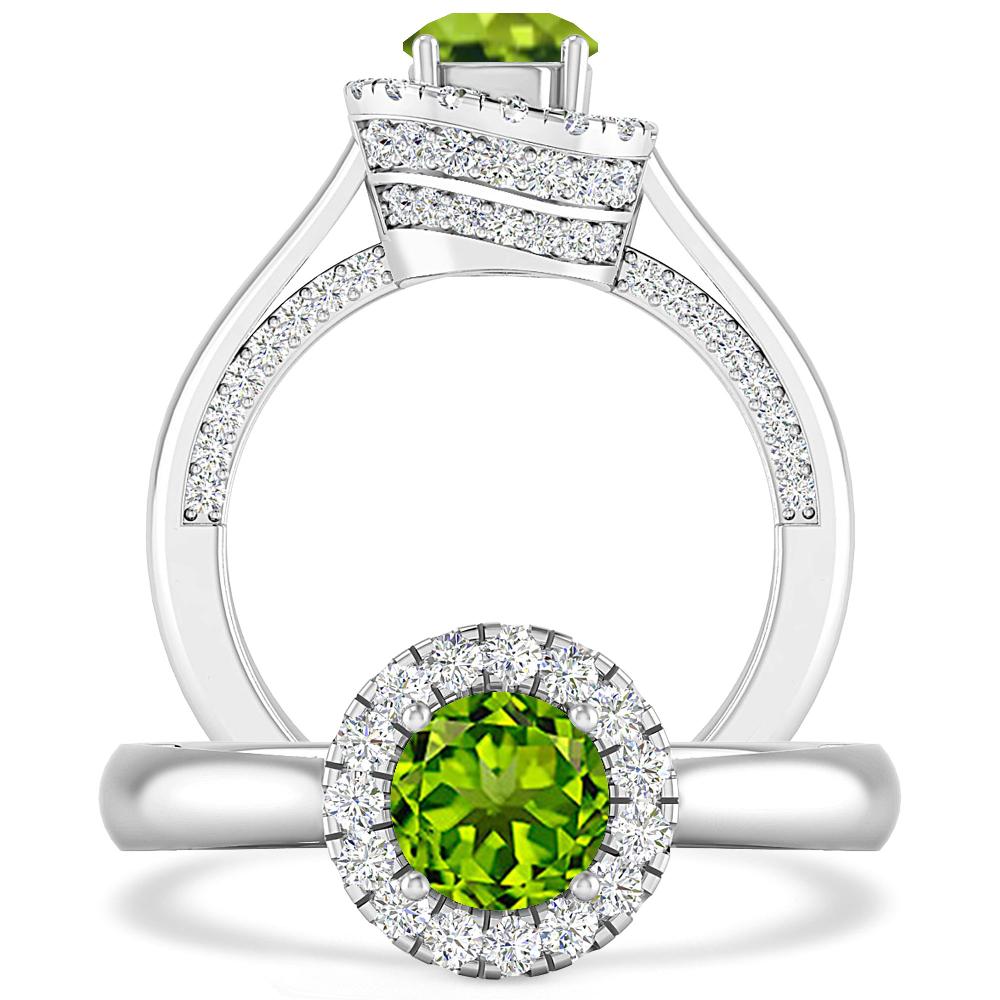 White Gold - Peridot