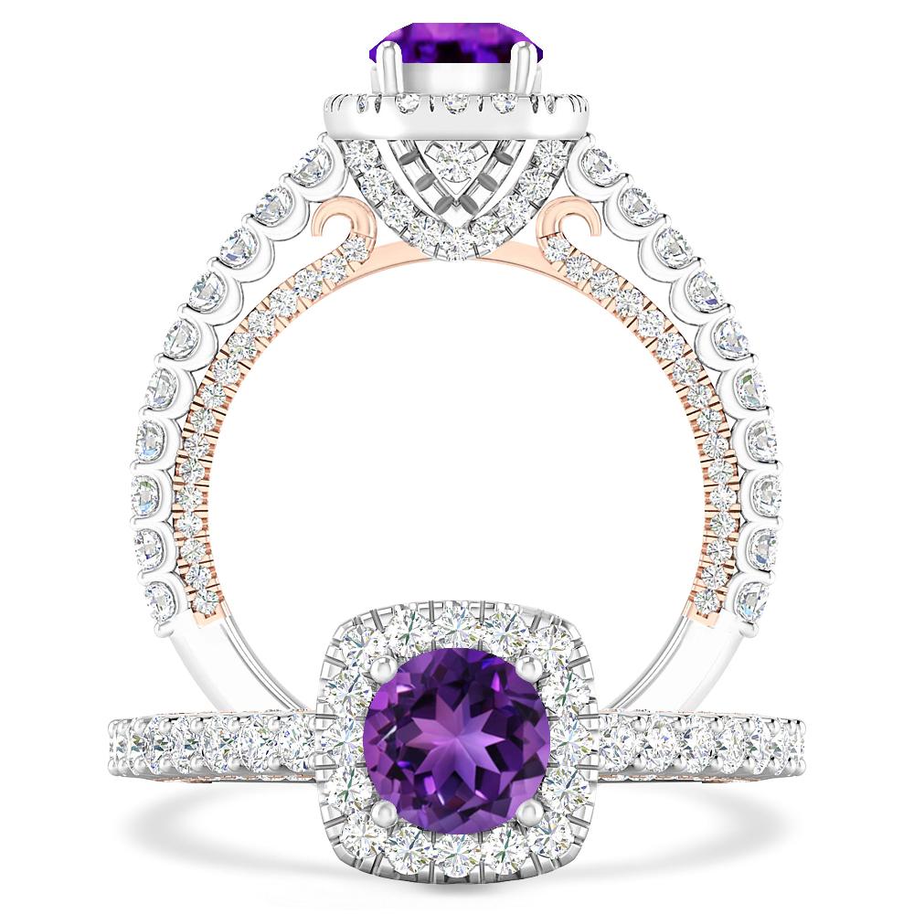 White Gold - Amethyst