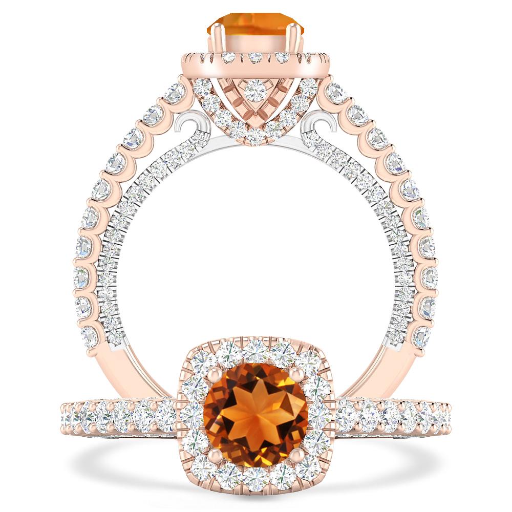 Rose Gold - Citrine