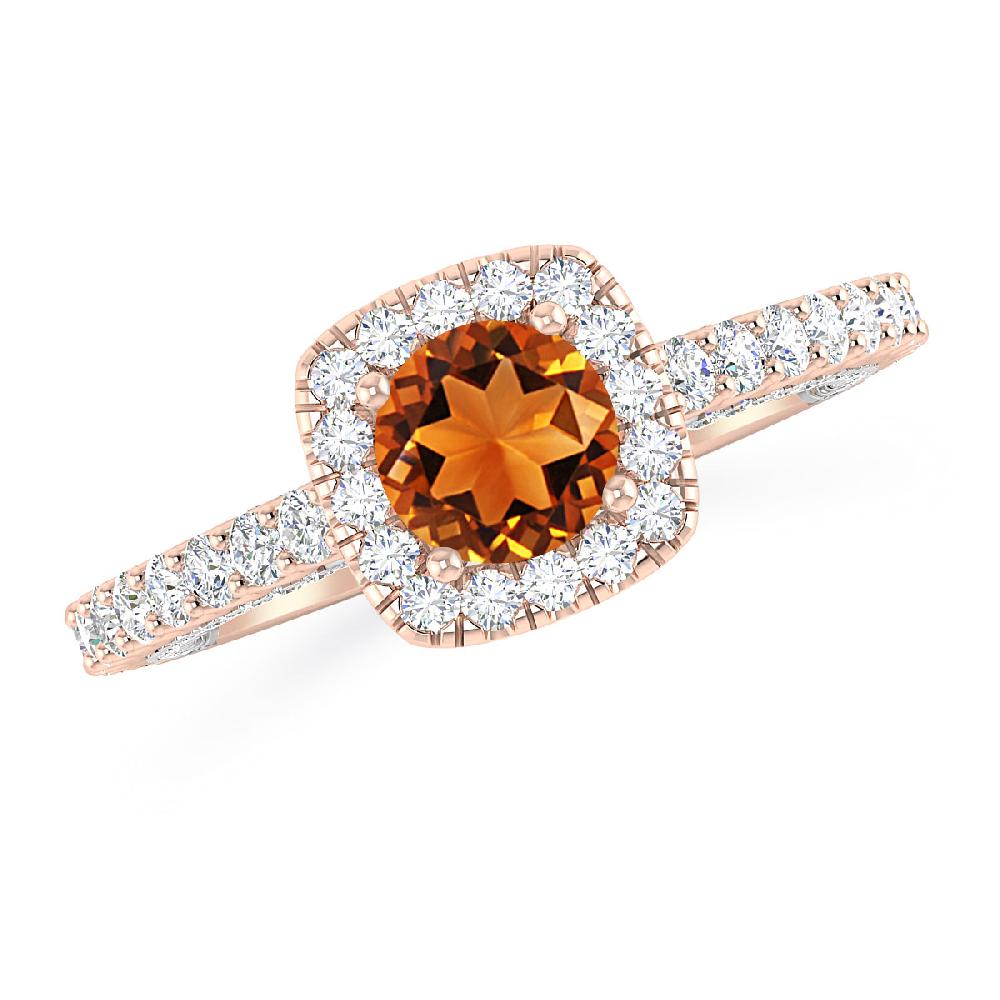 Rose Gold - Citrine