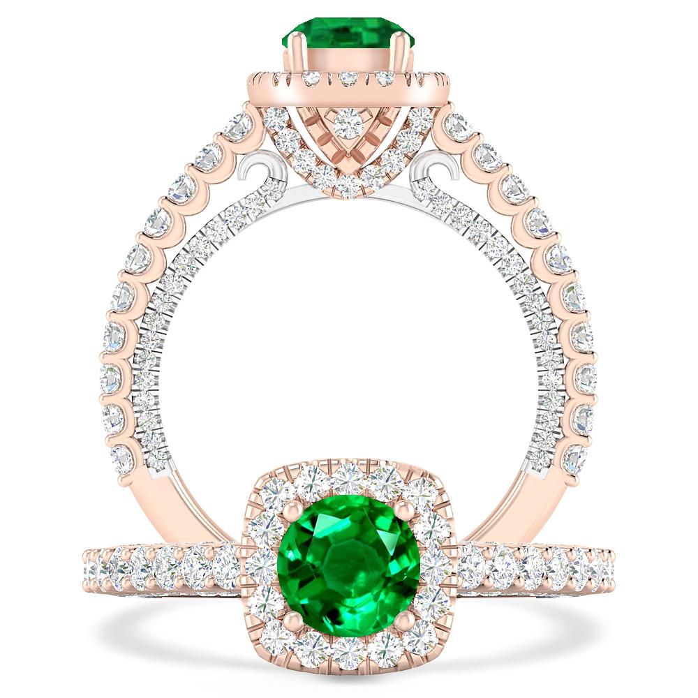 Rose Gold - Emerald