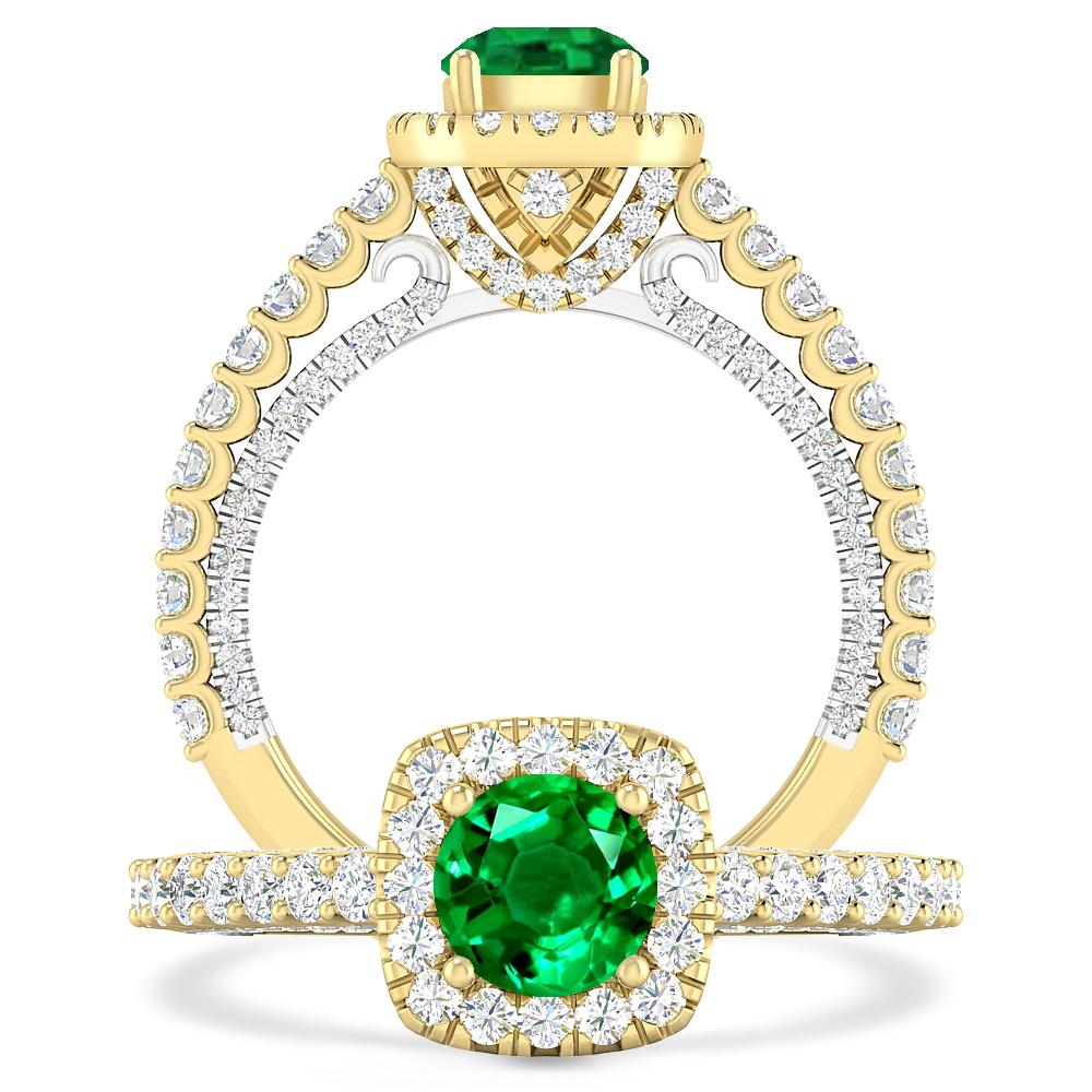 Yellow Gold - Emerald