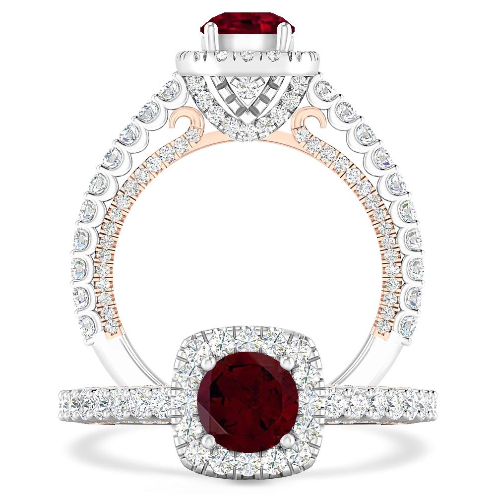 White Gold - Garnet