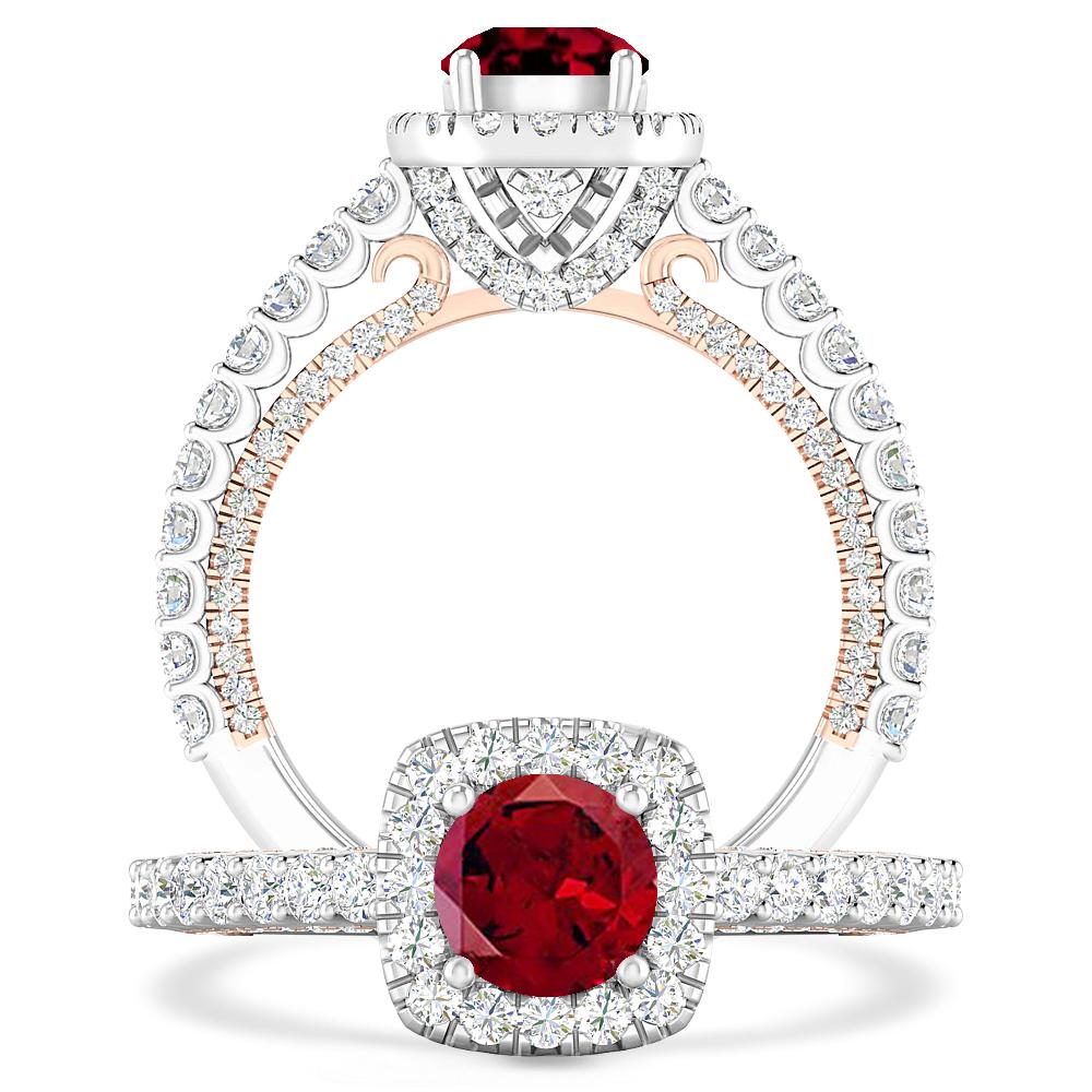 White Gold - Garnet