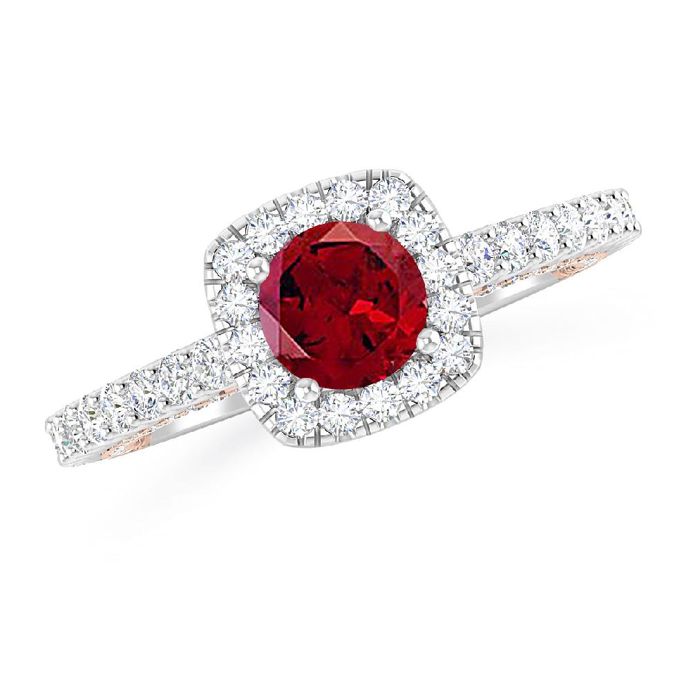 White Gold - Garnet