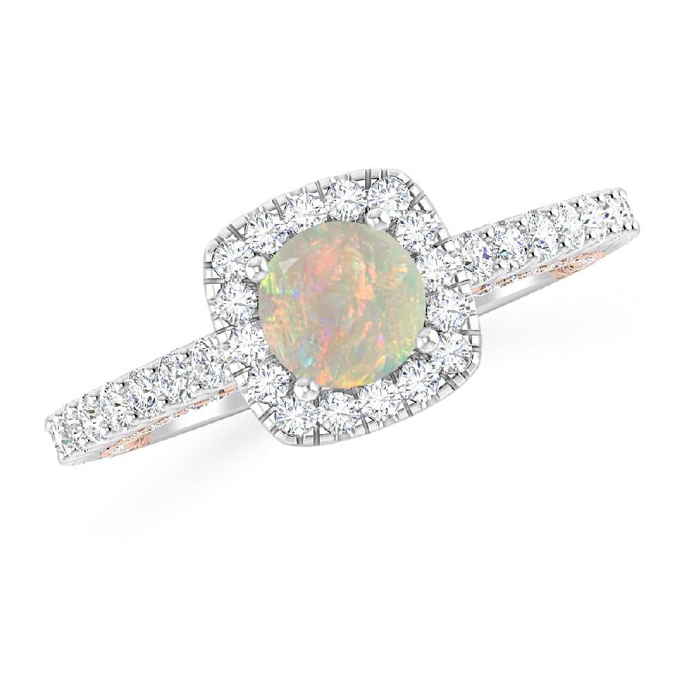 White Gold - Opal