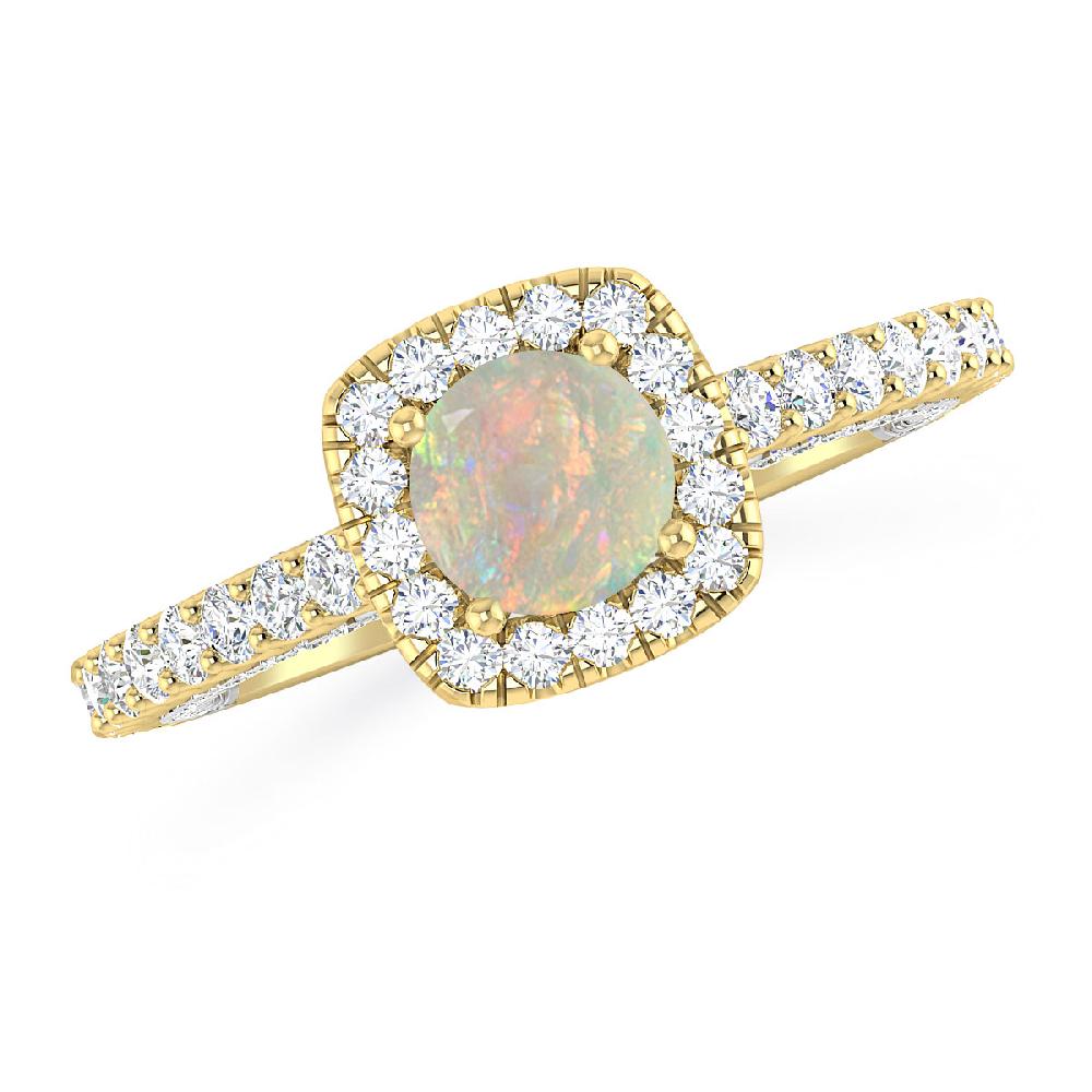 Yellow Gold - Opal