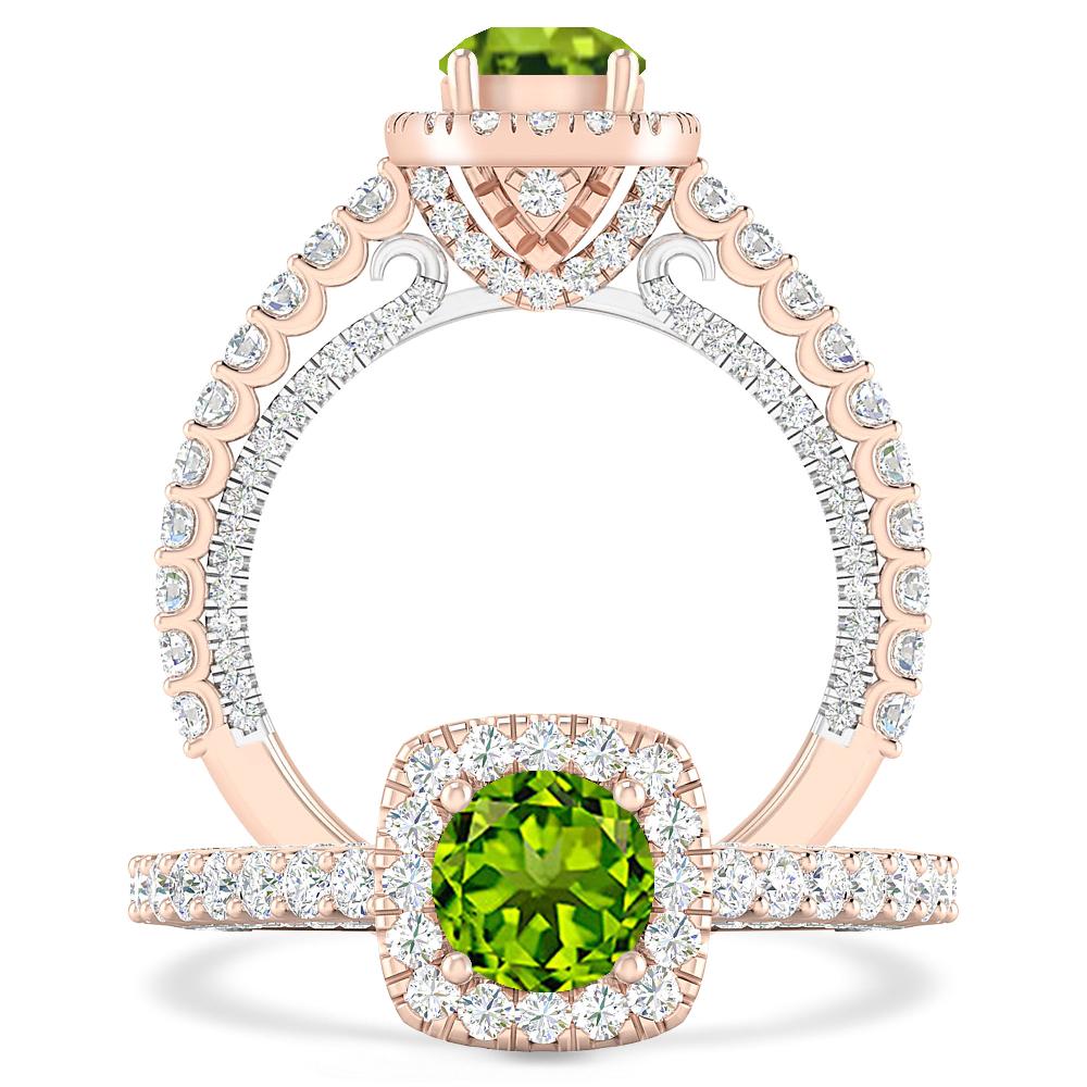 Rose Gold - Peridot