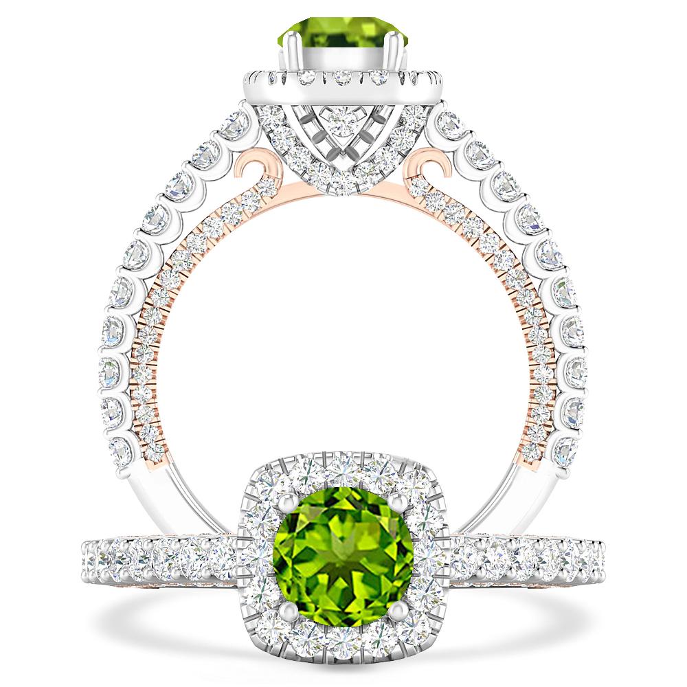 White Gold - Peridot