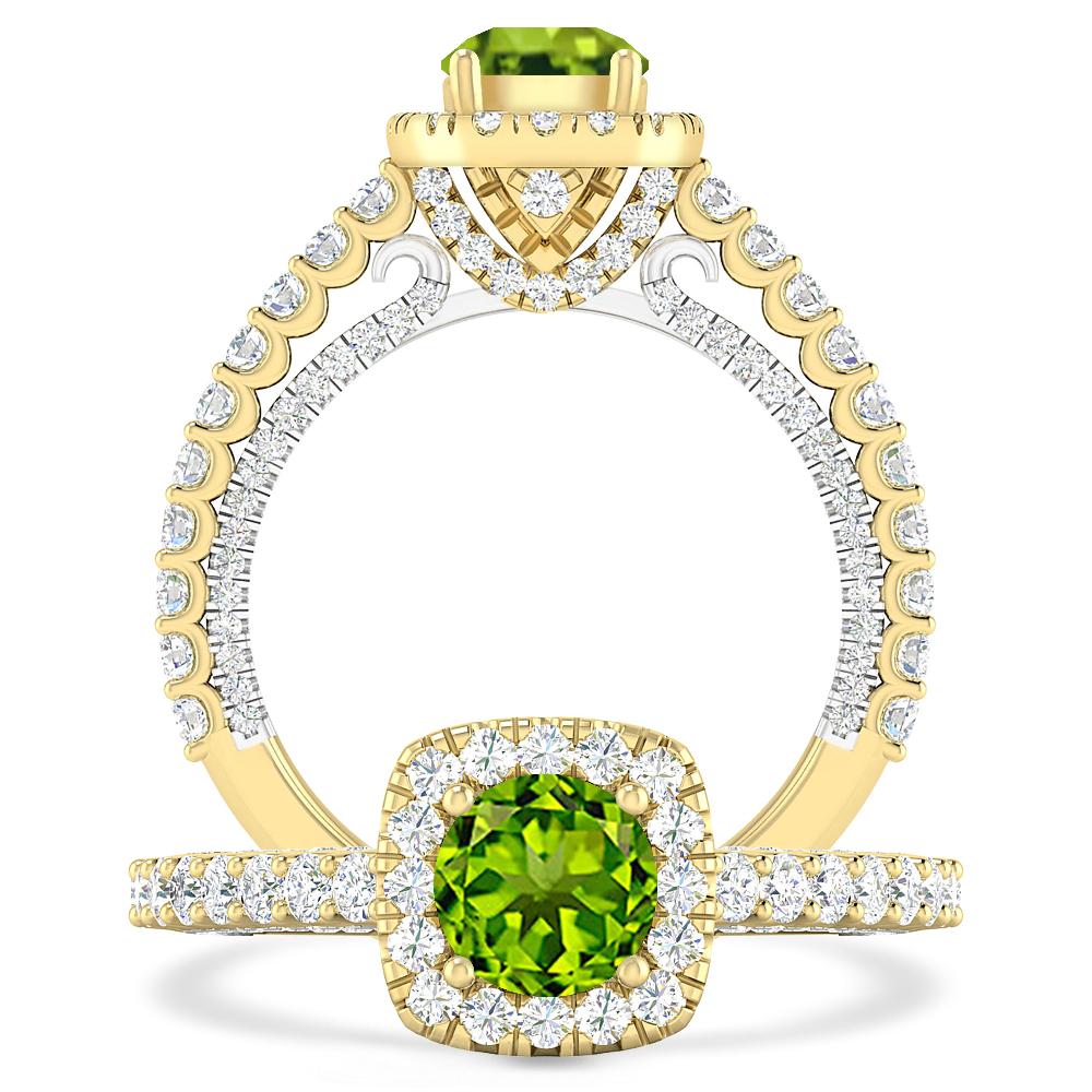 Yellow Gold - Peridot