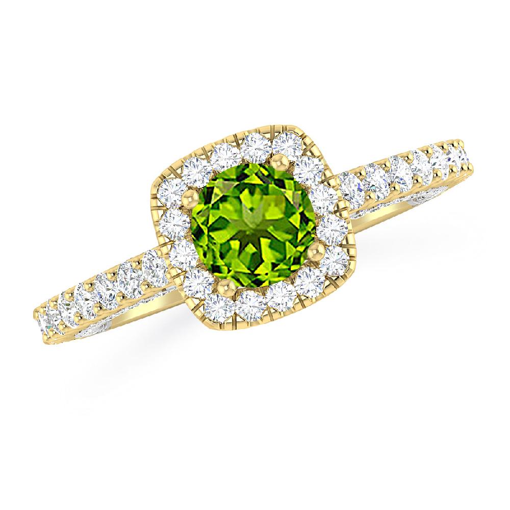 Yellow Gold - Peridot