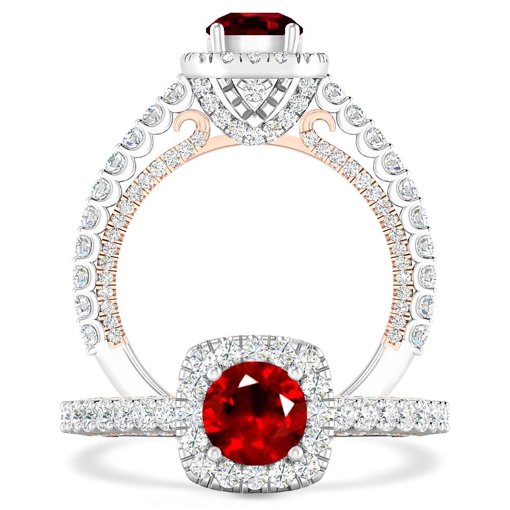 White Gold - Ruby