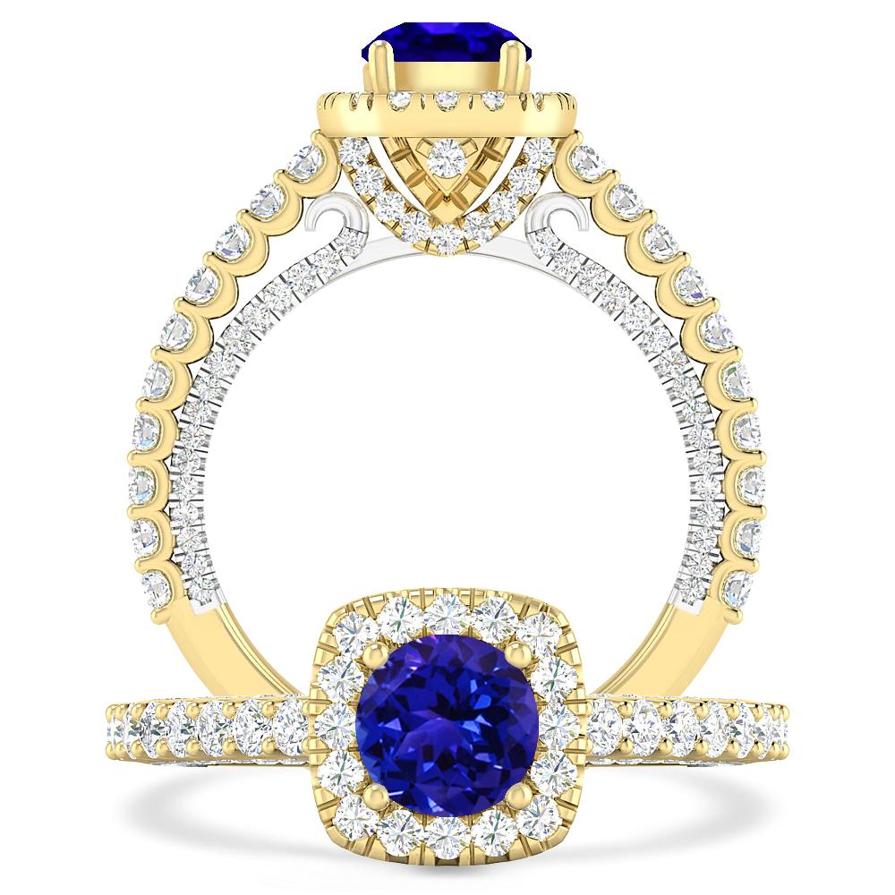 Yellow Gold - Tanzanite