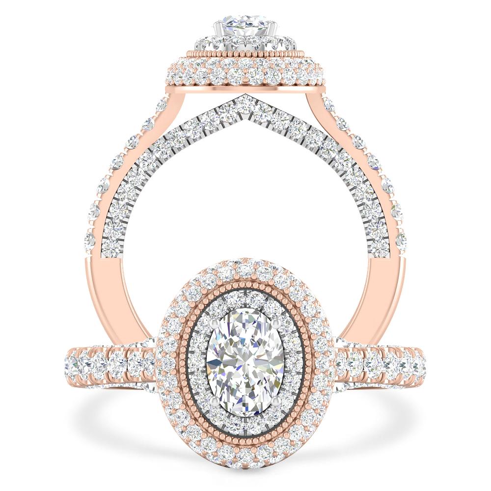 Rose Gold/White Gold - Diamond