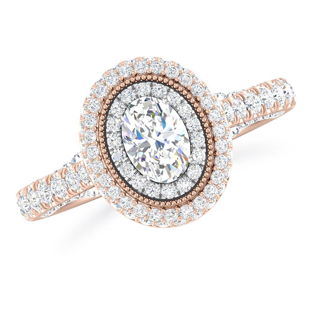 Rose Gold/White Gold - Diamond