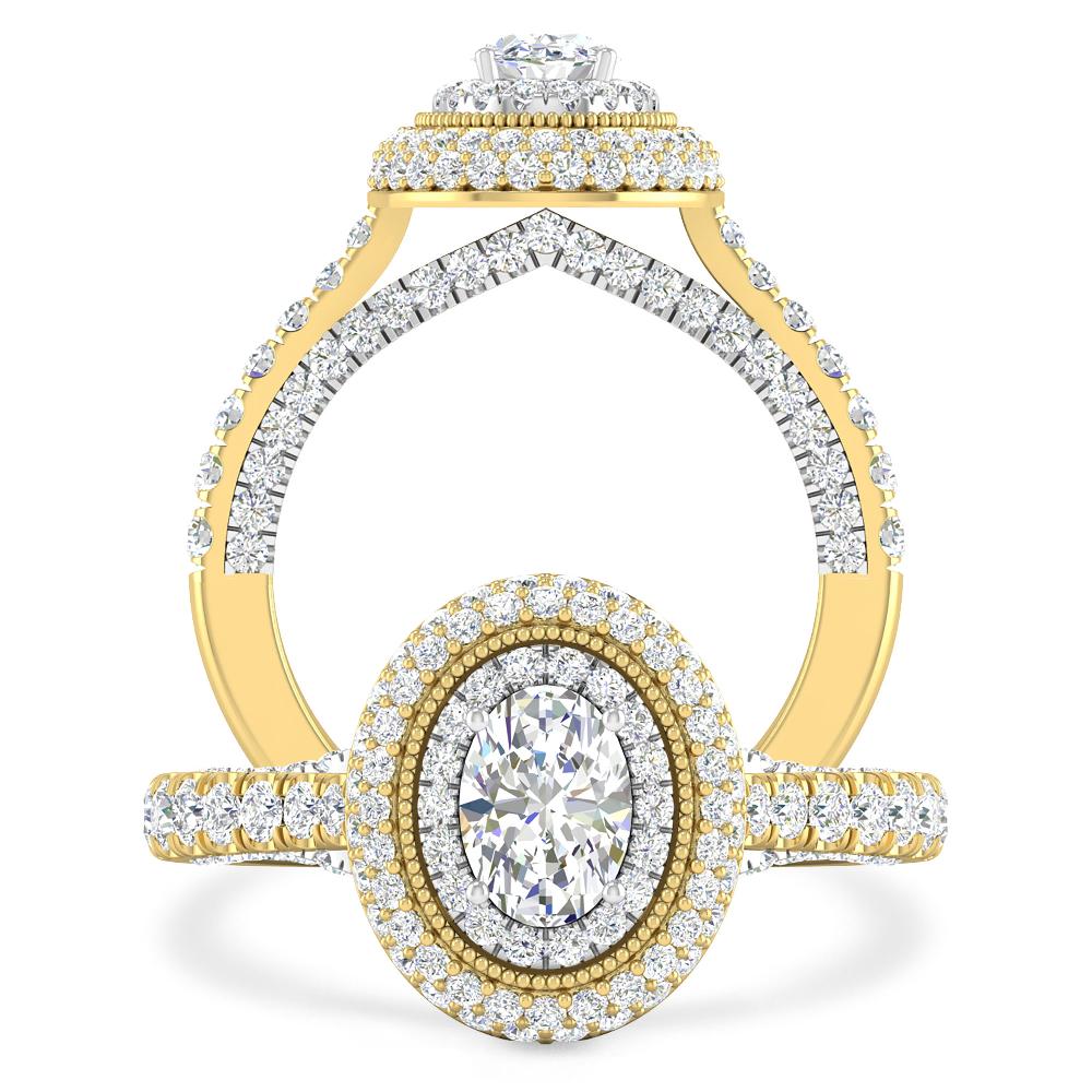 Yellow Gold/White Gold - Diamond