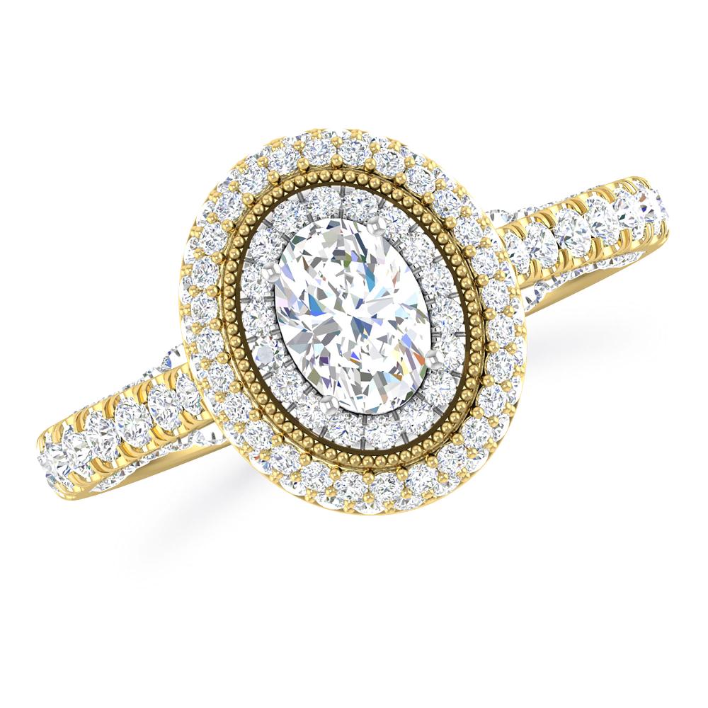 Yellow Gold/White Gold - Diamond