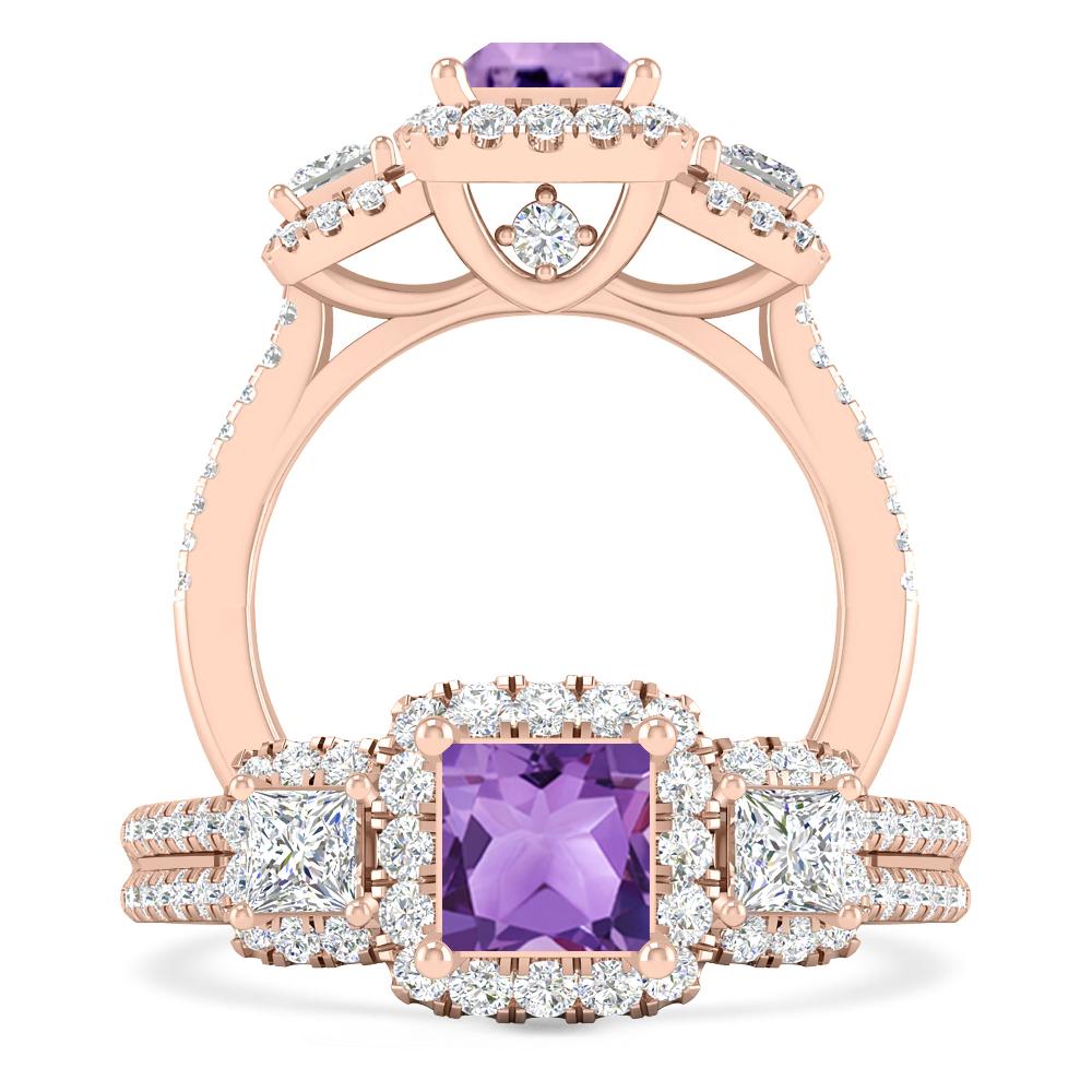 Rose Gold - Amethyst