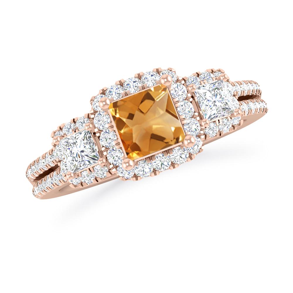 Rose Gold - Citrine