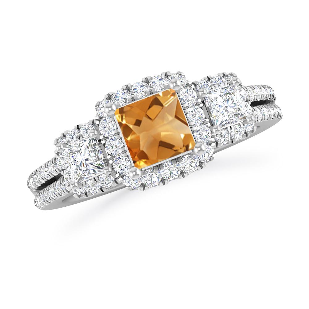 White Gold - Citrine