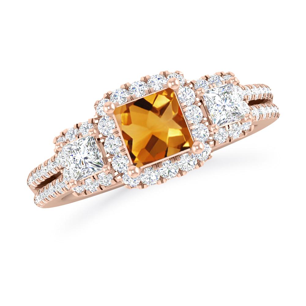 Rose Gold - Citrine