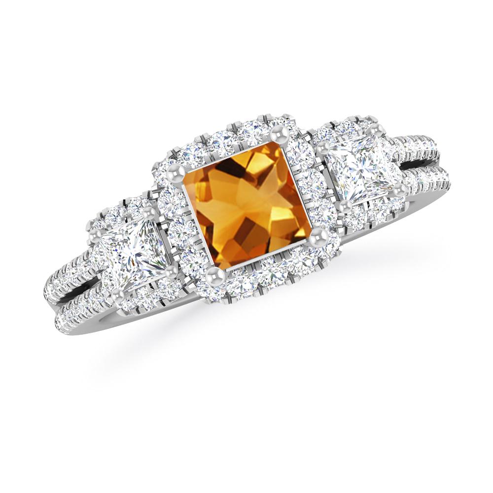 White Gold - Citrine