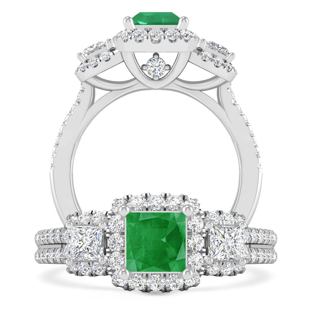 White Gold - Emerald