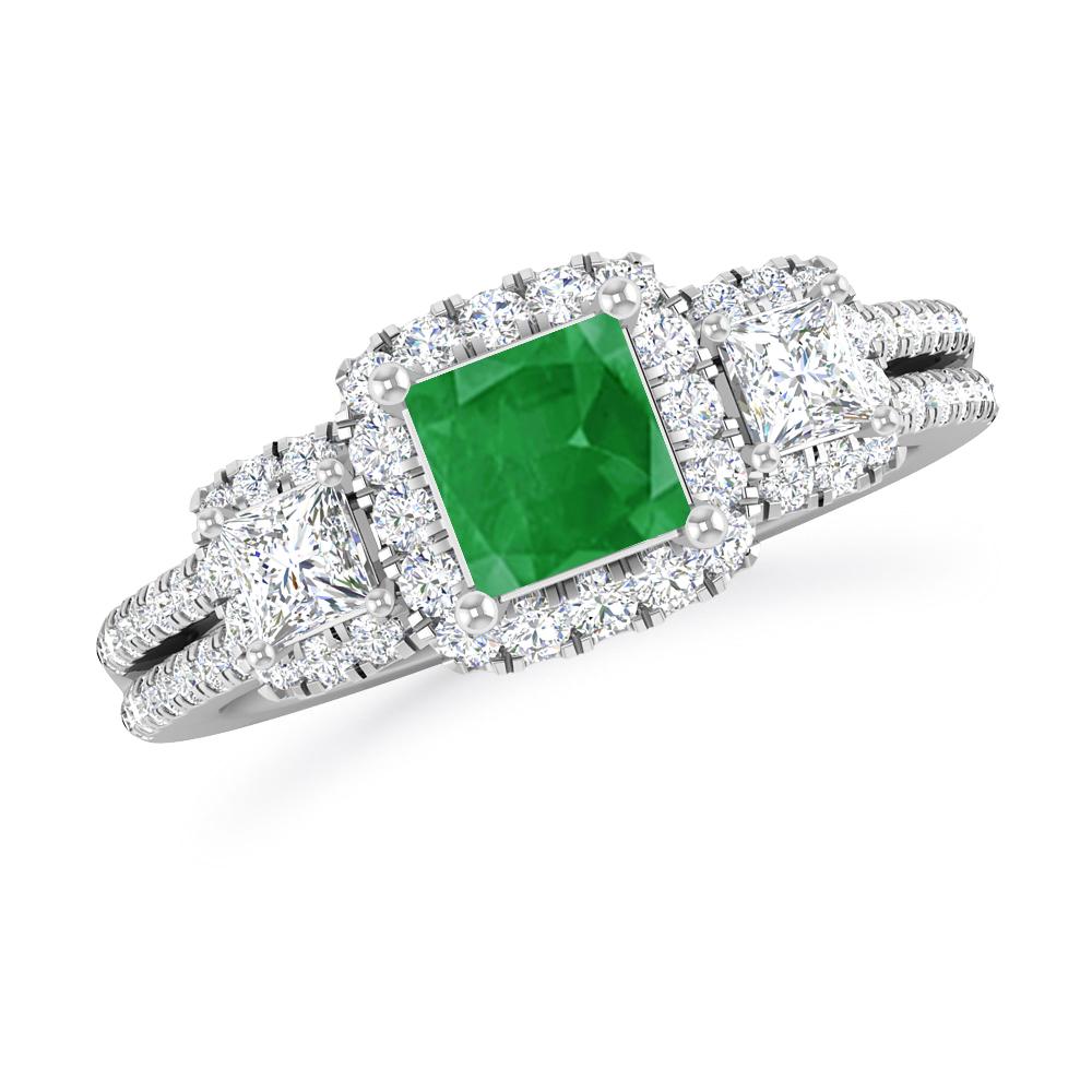 White Gold - Emerald