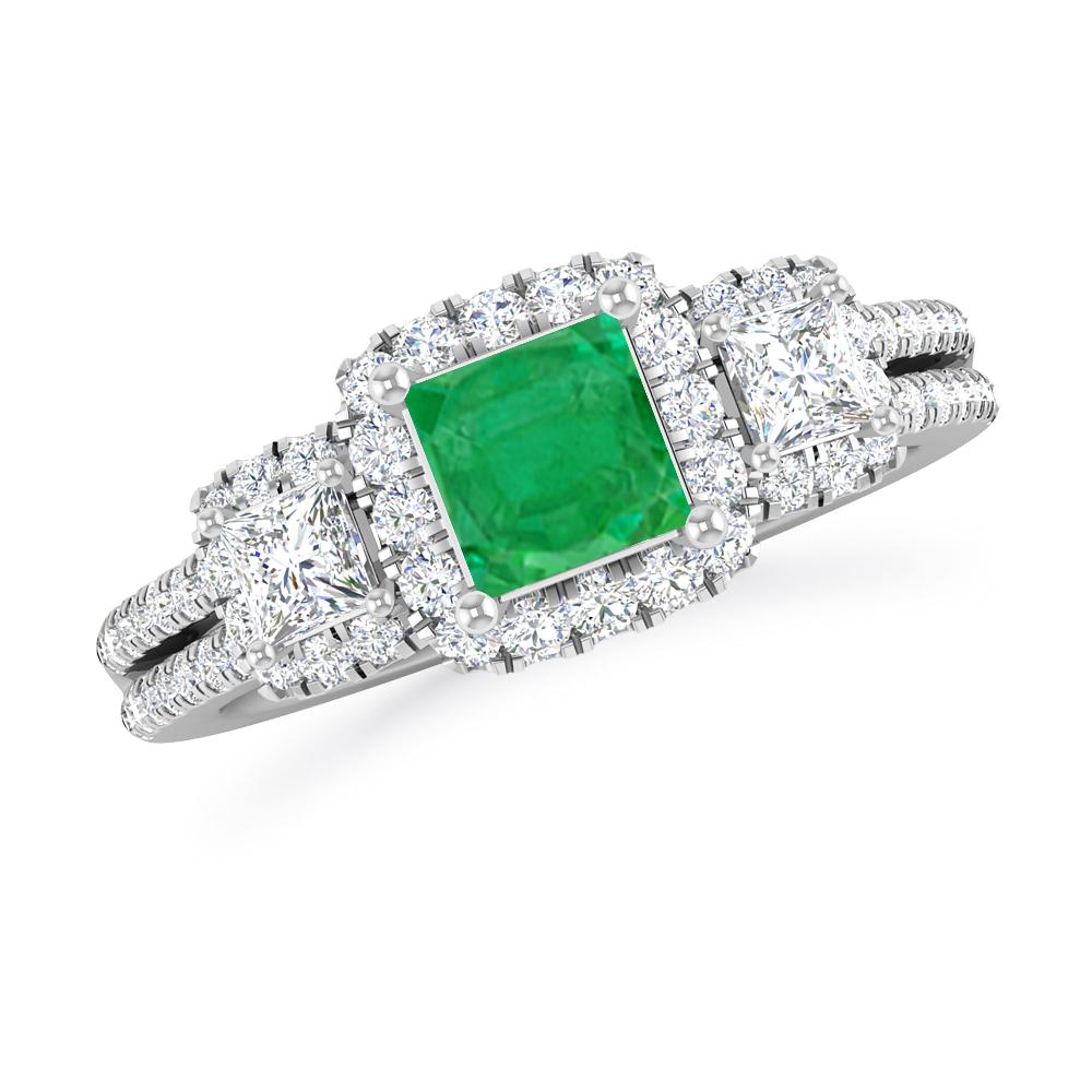 White Gold - Emerald