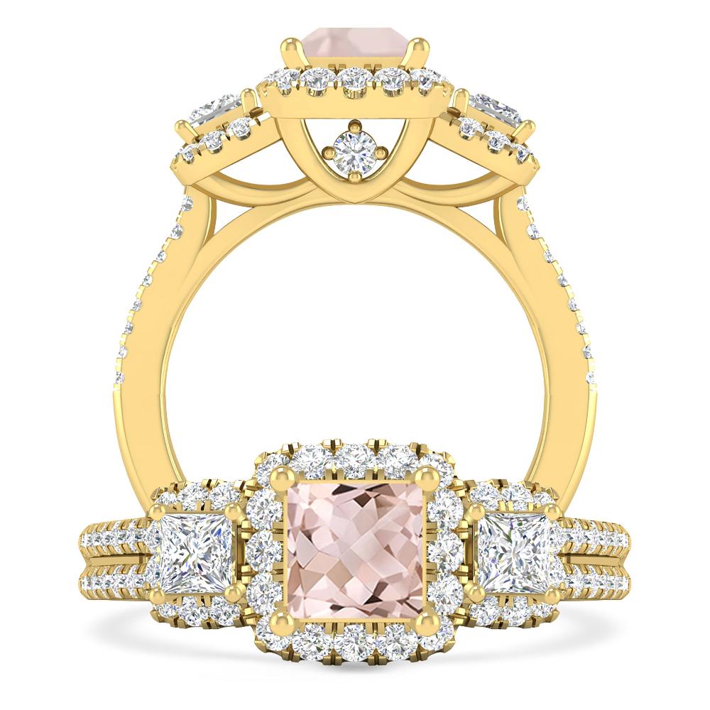 Yellow Gold - Morganite