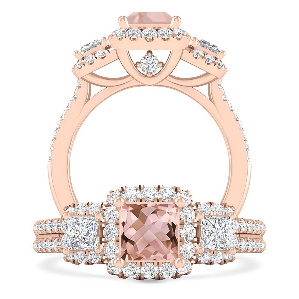 Rose Gold - Morganite