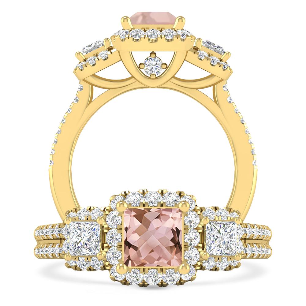 Yellow Gold - Morganite